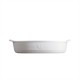 EMILE HENRY Керамична тава "OVAL OVEN DISH" - 35х22,5 см - цвят бял