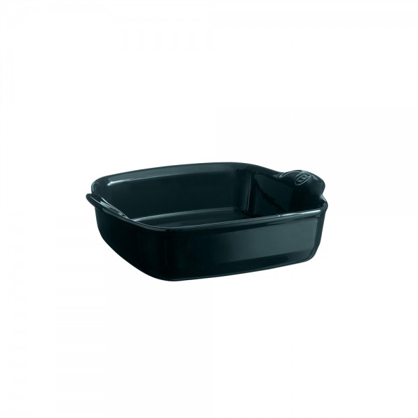 EMILE HENRY Керамична тава "SQUARE OVEN DISH"- 22х22см - цвят тъмнозелен