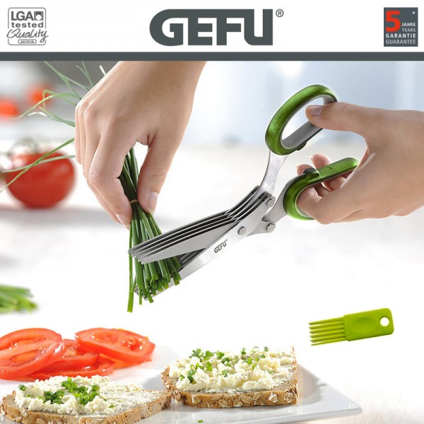 GEFU Ножица за подправки CUTARE - цвят зелен
