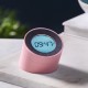 GINGKO Часовник с будилник и смарт лампа “Edge Light“ светло розов