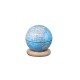 GINGKO Смарт лампа глобус “Atlas Globe“ - светлосиня/бял ясен