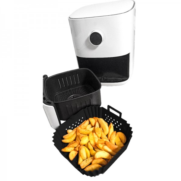 Nerthus Перфорирана силиконова кошница за AIR FRYER