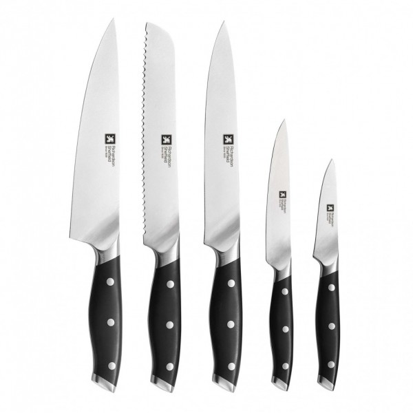 Richardson Sheffield Комплект ножове GRAND CHEF 5 бр. в дървен блок