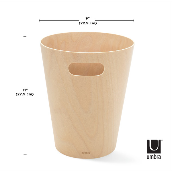 UMBRA Кошче за боклук “Woodrow“ 7,5 л. - дърво