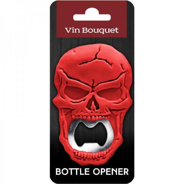 Vin Bouquet Отварачка за бутилки ЧЕРЕП - червена