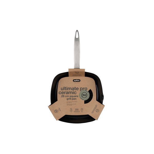 ZYLISS COOK ULTIMATE PRO CERAMIC - Индукционен грил тиган с керамично покритие - 26 х 26 см.