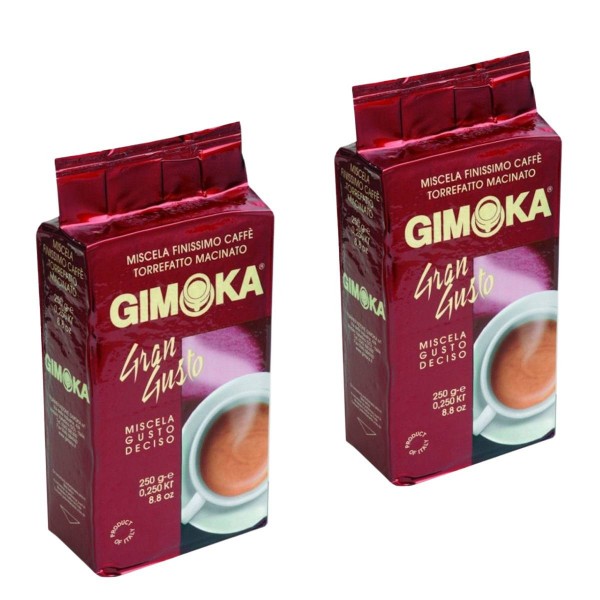Gimoka мляно кафе 2 x 250 г – изгоден пакет