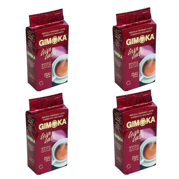 Пакет 4 x Gimoka Gran Gusto – мляно кафе 250 г