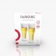 FAUBOURG Сет от 2 бр. двустенни стъклени чаши за бира “DUBLIN“ - 480 мл.