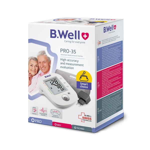 B.Well PRO-35 Автоматичен апарат за измерване на кръвно налягане