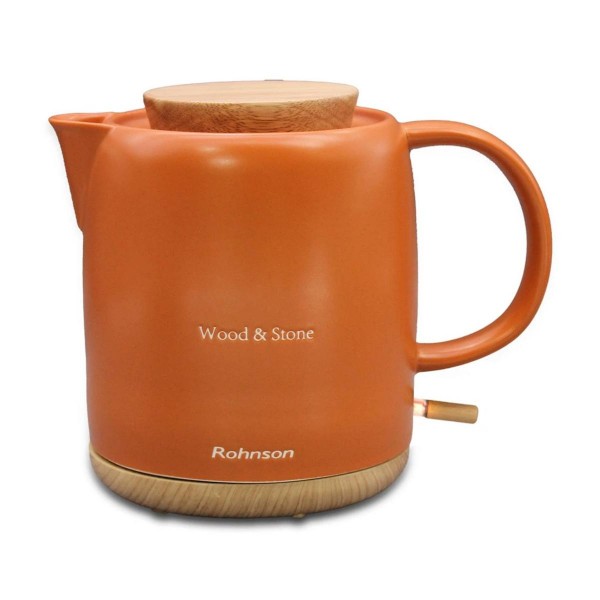 Rohnson R-7814 Wood and Stone Керамична нагревателна кана