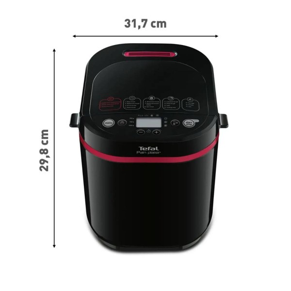 Хлебопекарна Tefal PF220838 Pain Plaisir 17 програми, 1кг, черна