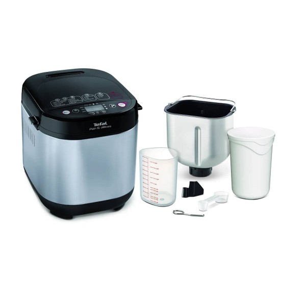Хлебопекарна Tefal PF240E38 Pain Et Delice, 20 програми, 1кг, инокс