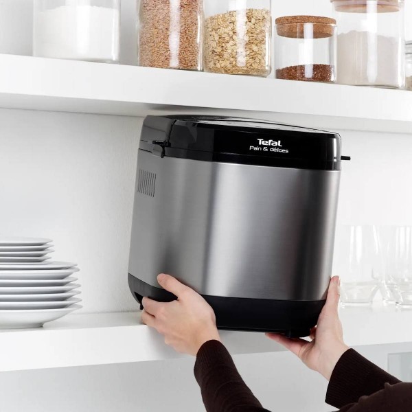 Хлебопекарна Tefal PF240E38 Pain Et Delice, 20 програми, 1кг, инокс