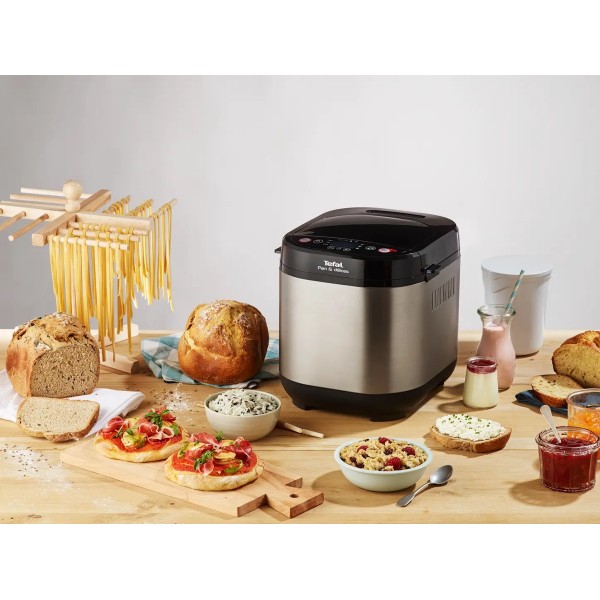 Хлебопекарна Tefal PF240E38 Pain Et Delice, 20 програми, 1кг, инокс